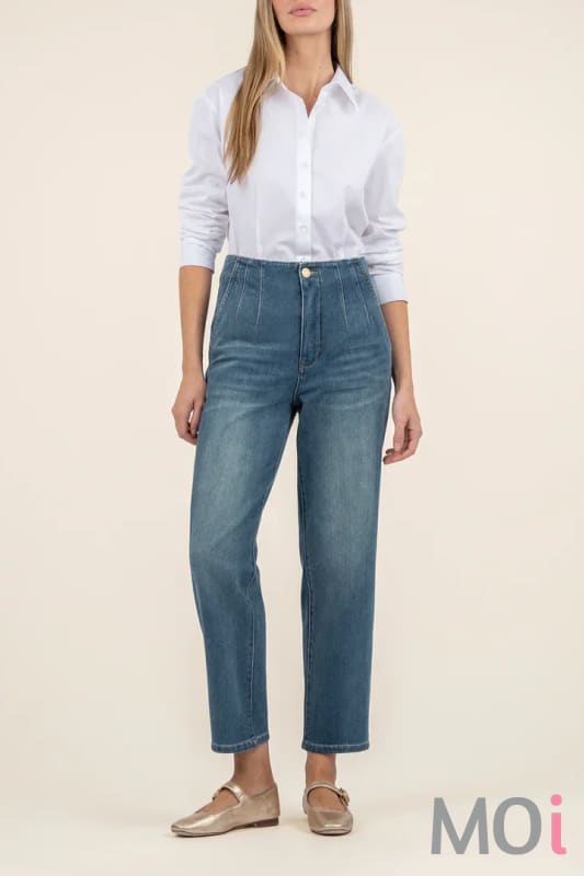 Fay High Rise Ankle Straight Leg