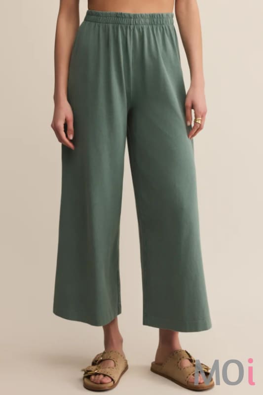 Z Supply Scout Jersey Crop Flare Pant HG