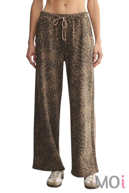 Z Supply Hunter Leopard Knit Pant