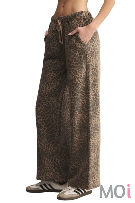 Z Supply Hunter Leopard Knit Pant