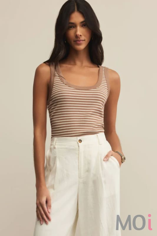 Z Supply Elin Stripe Rib Tank Apparel & Accessories