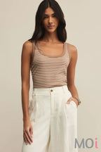 Z Supply Elin Stripe Rib Tank Apparel & Accessories