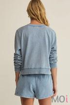 Z Supply Daily Knit Denim Cardigan OAI