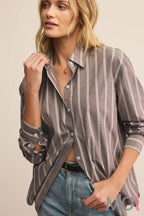 Z Supply Seaport Striped Poplin Shirt