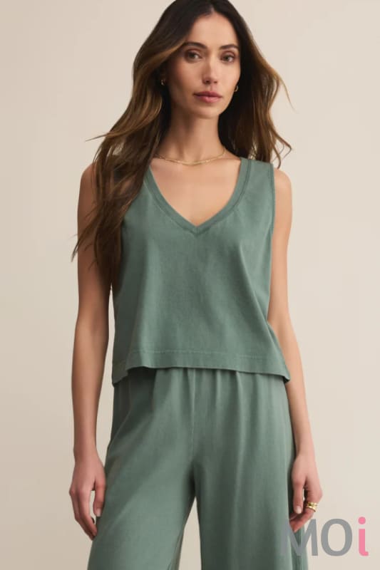 Z Supply Sloane V-Neck Top HG