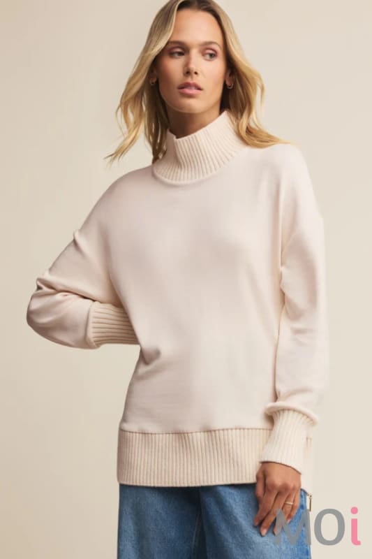Z Supply Sable Rib Sweatshirt