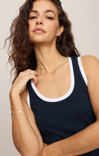 Z Supply Sirena Colorblocked Rib Tank