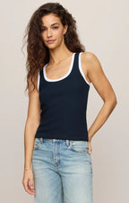 Z Supply Sirena Colorblocked Rib Tank