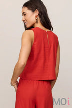 Z Supply Sloane Linen Top (CHP)