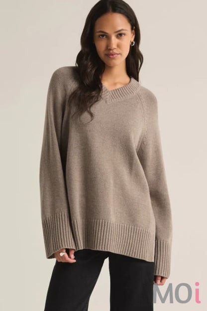 Z Supply Boulevard V-Neck Sweater