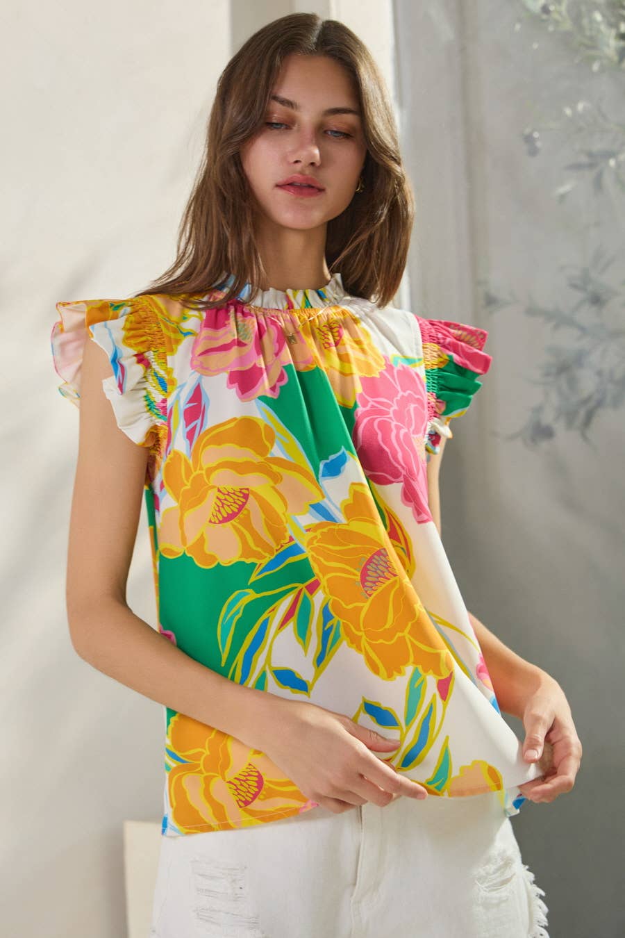 Floral Patterned Blouse
