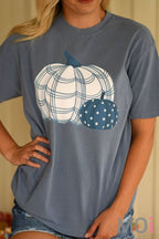 Navy Pumpkins Tee