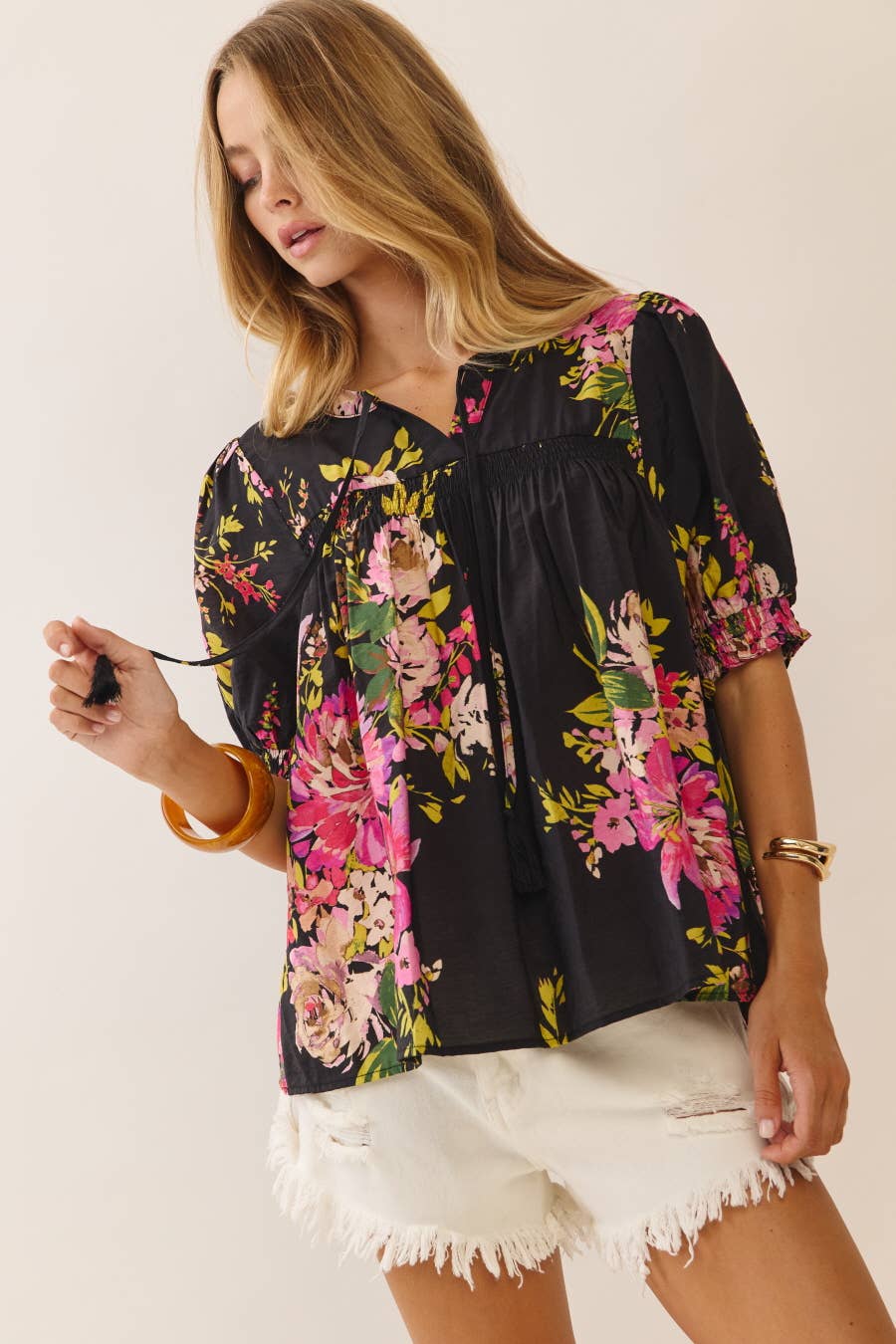 Floral Print Blouse