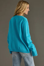 Blue Merry & Bright Sweater