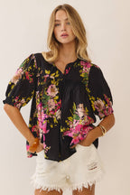 Floral Print Blouse