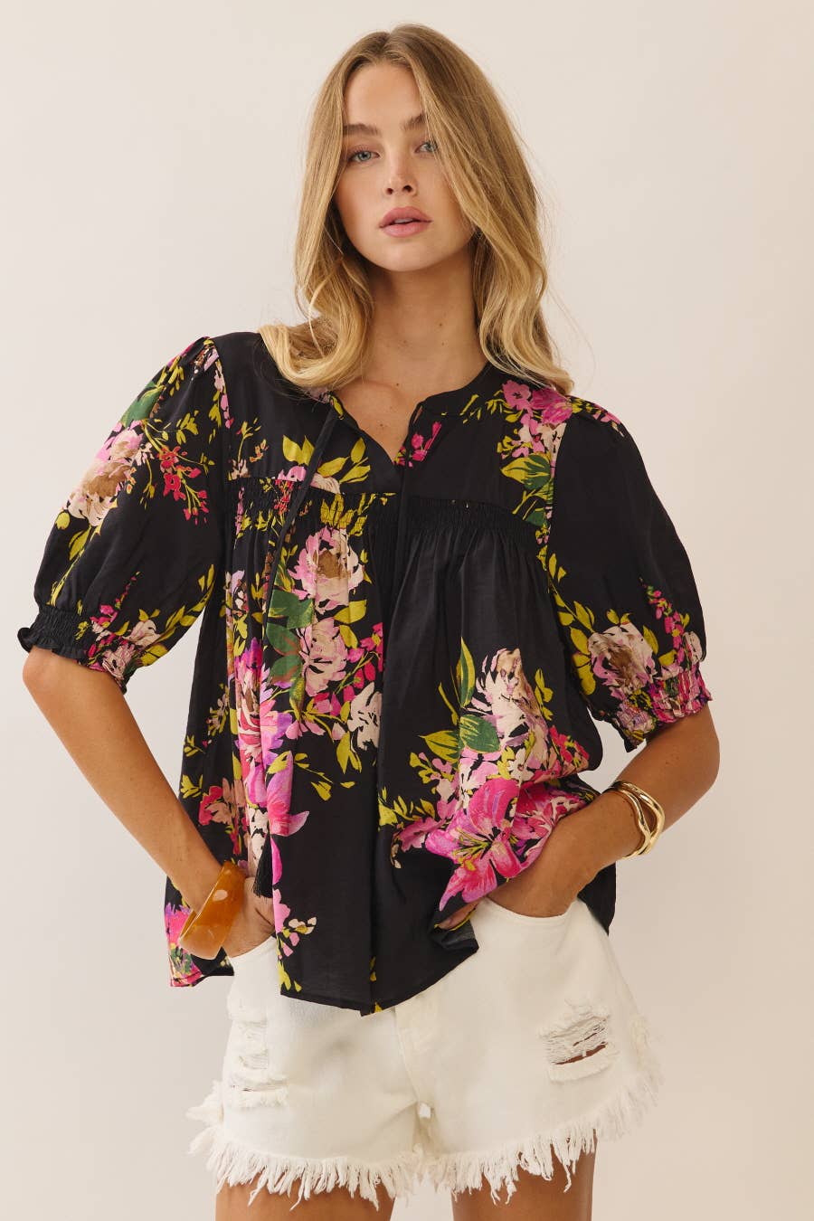 Floral Print Blouse