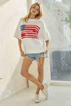 Americana French Terry Short Sleeve Pullover