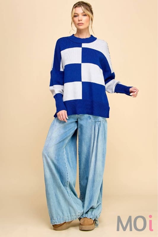 Ankle Drawstring Wide Denim Pants