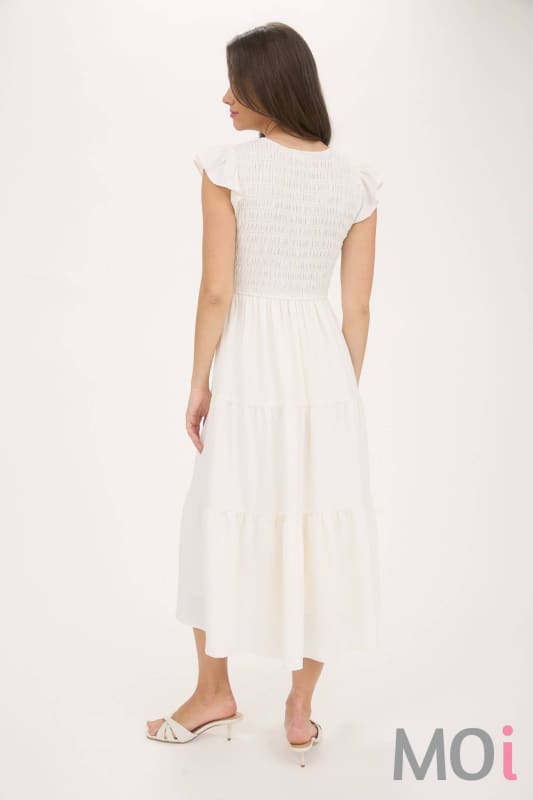 Flutter Sleeve Maxi Dress