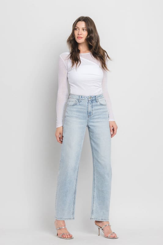 SUPER HIGH RISE BARREL LEG JEANS