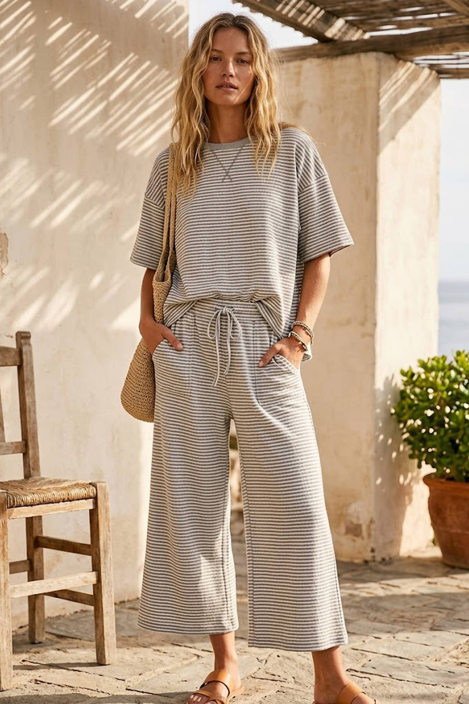 Striped Knit Top