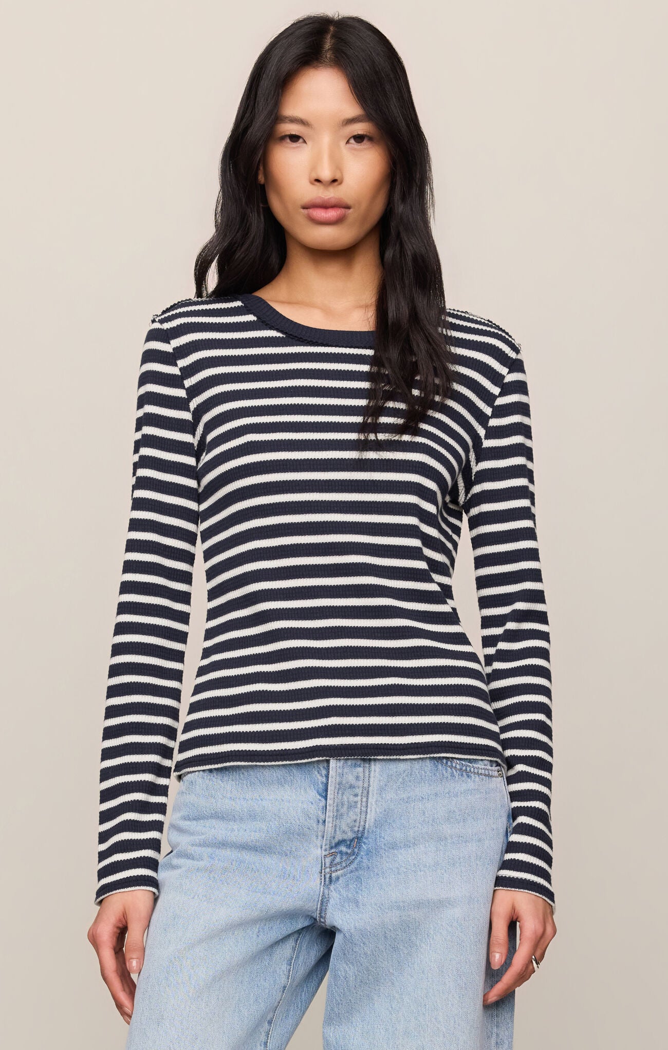 Z Supply Arlet Stripe Thermal Top