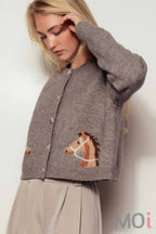 Western Horse Graphic Cardigan
