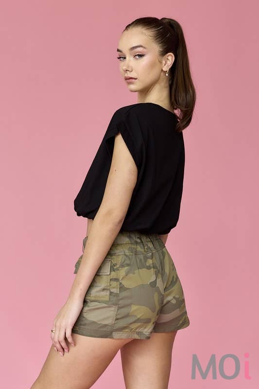 Emma Loose Fit Bubble Hem Top