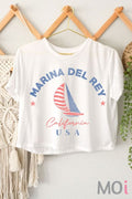 Marina Del Rey Graphic Crop