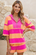 Stripe Casual Shorts