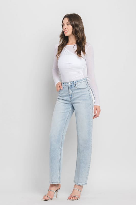 SUPER HIGH RISE BARREL LEG JEANS
