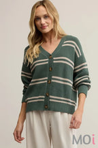 Z Supply Boyfriend Striped Cardigan