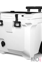Brutank 35-Quart Rolling Cooler by Brumate Ice White