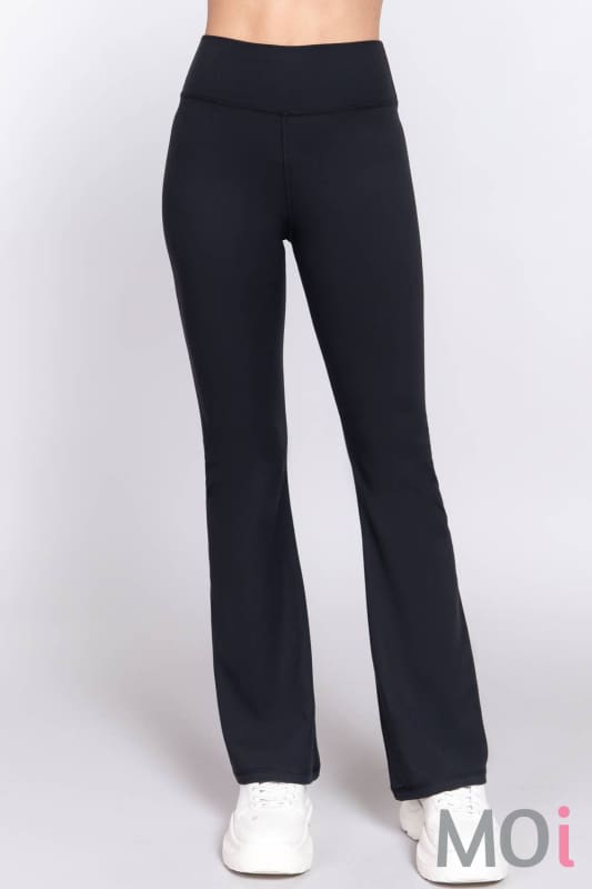 Fitted Flare Stretch Workout Pants
