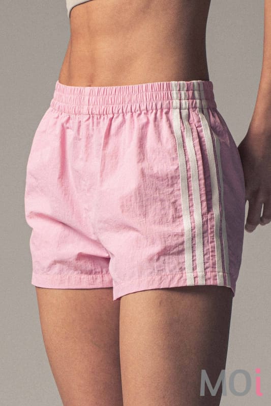 Sporty Air Flow Striped Shorts