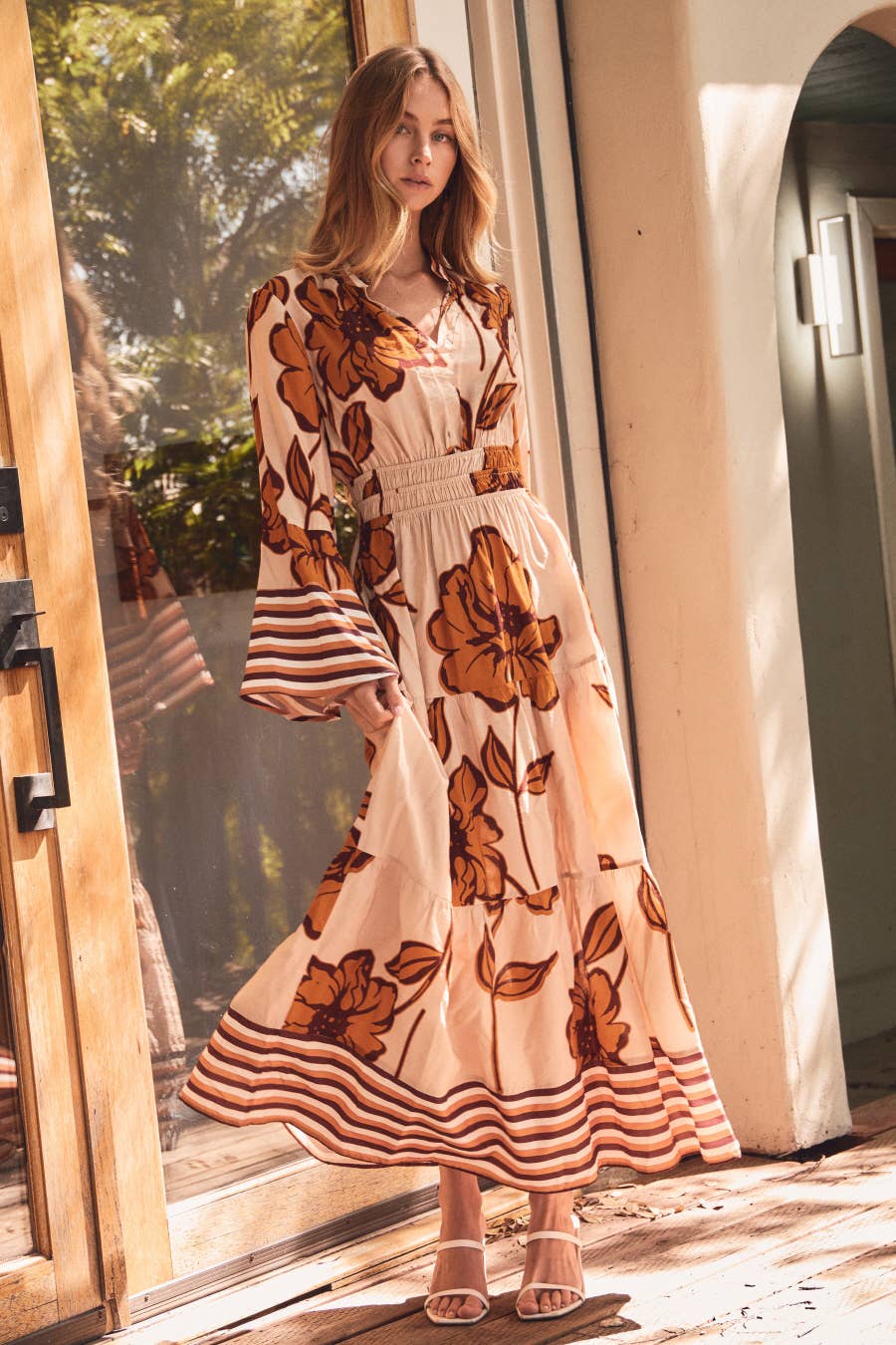 Floral Printed Midi Dress