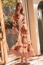 Floral Printed Midi Dress