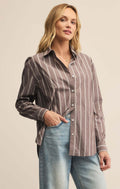 Z Supply Seaport Striped Poplin Shirt