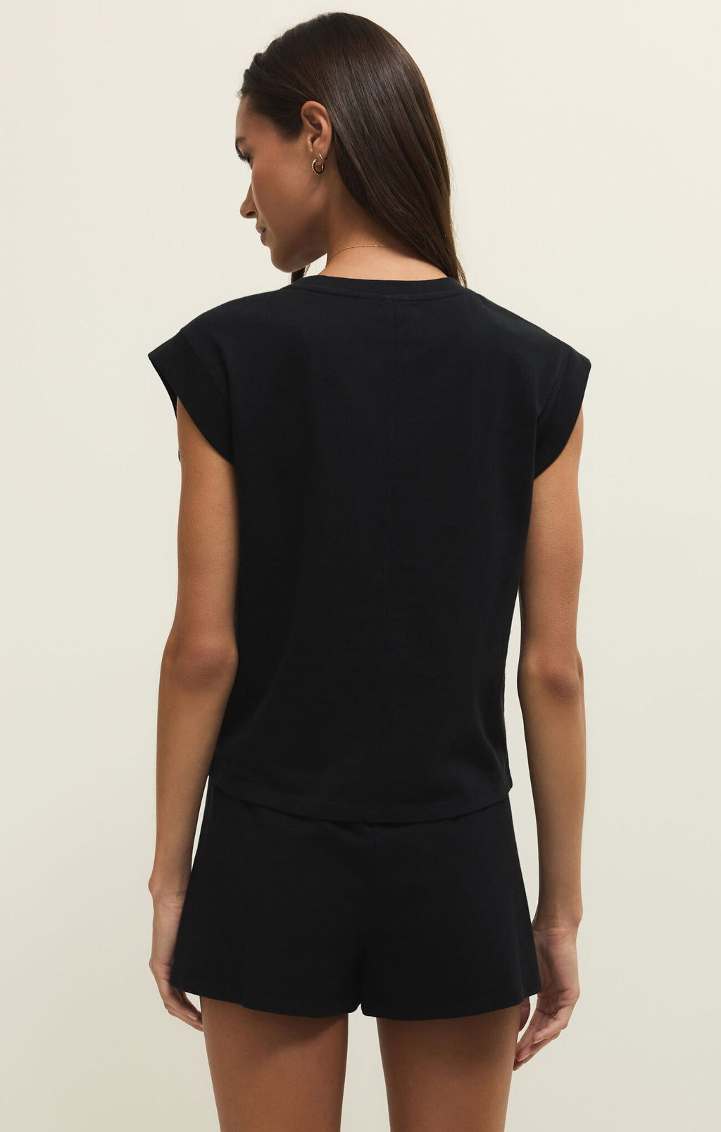 Z Supply Camino Jersey Top Black
