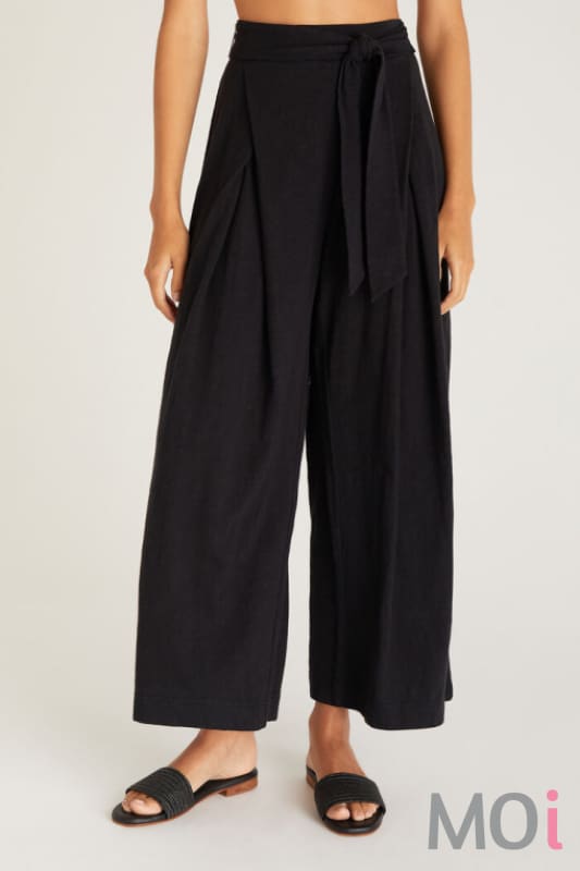 Z Supply Yara Slub Pant Black