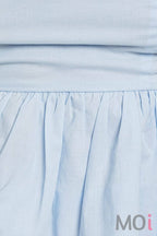 Strapless Smocked Bubble Top