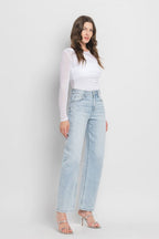 SUPER HIGH RISE BARREL LEG JEANS