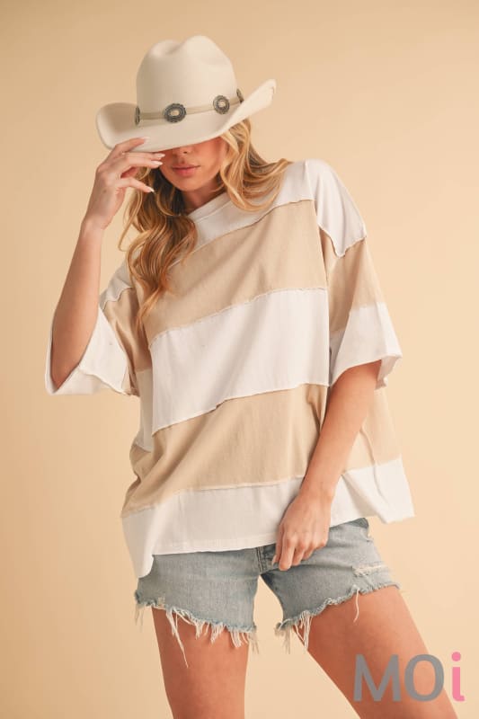 Polly Color Block Top