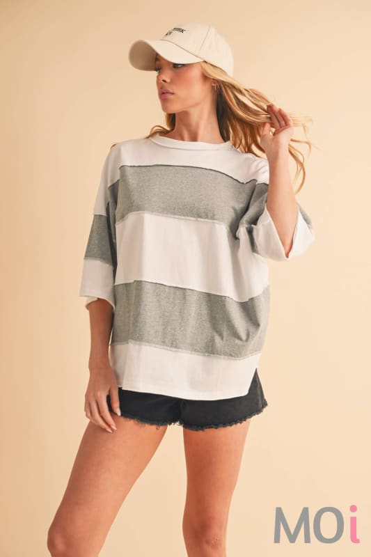 Polly Color Block Top