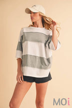 Polly Color Block Top