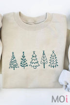 Embroidered Christmas Tree Crewneck