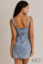 Empire Waist Denim Dress