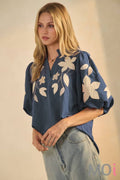 Washed Suede Top