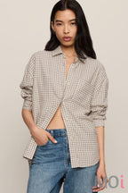 Z Supply River Plaid Button Up FPL