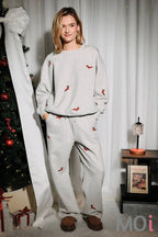 X-Mas Weenie Embroidery Sweatshirt